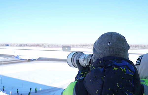 Зимний споттинг в Национальном аэропорту Минск-2026